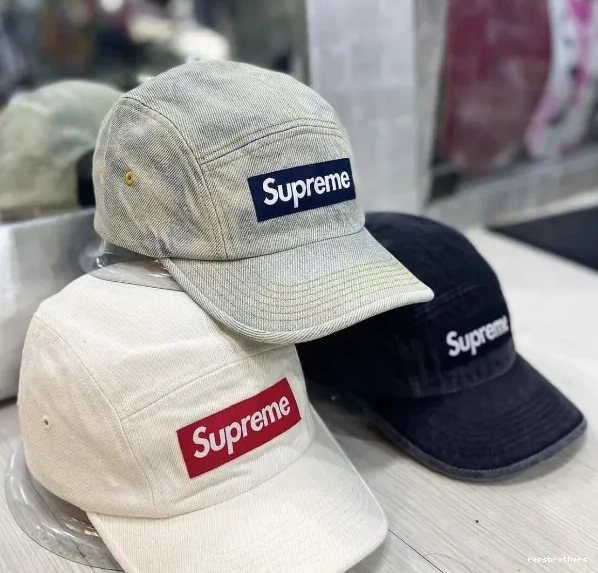 Water Camping Black White Water Washed Tannin Washed Blue SS23 Hat CAMP CAP DENIM 0808
